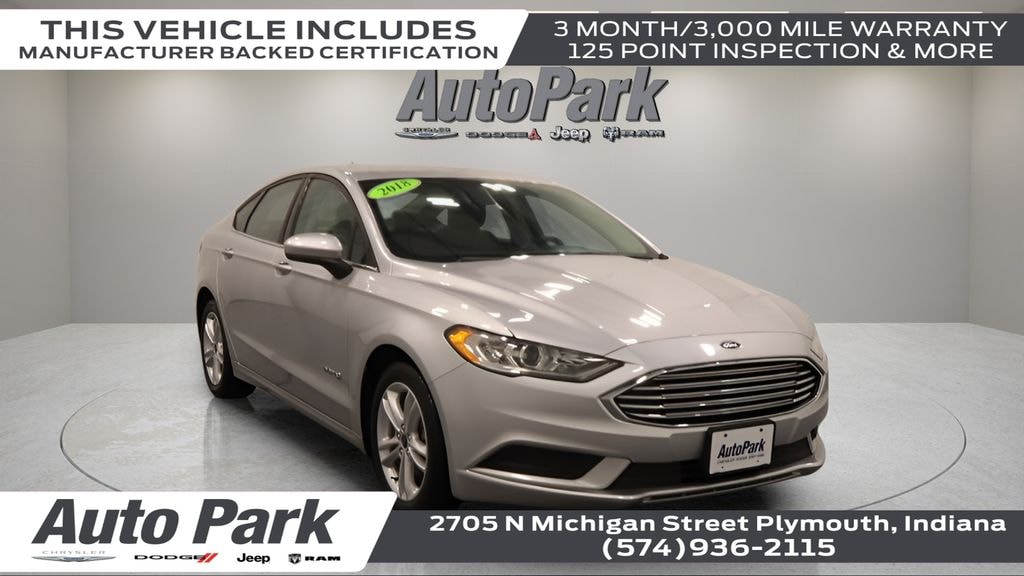 Certified 2018 Ford Fusion Hybrid S Sedan