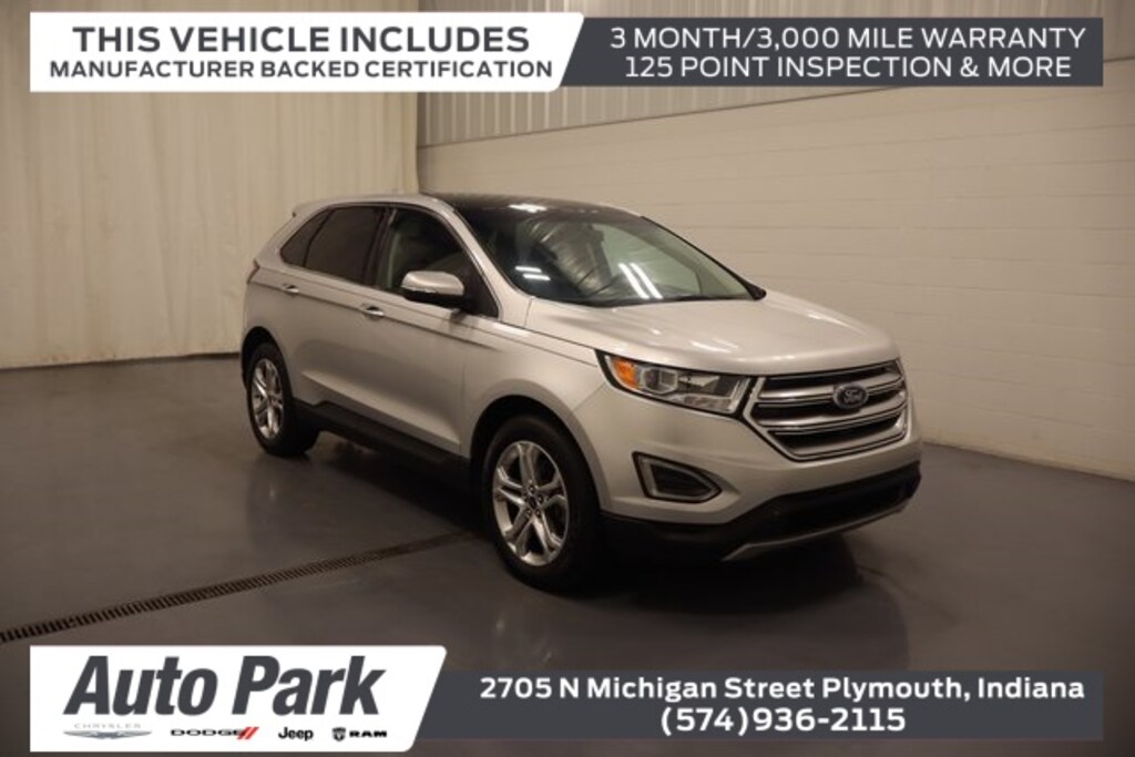 Certified 2018 Ford Edge Titanium SUV