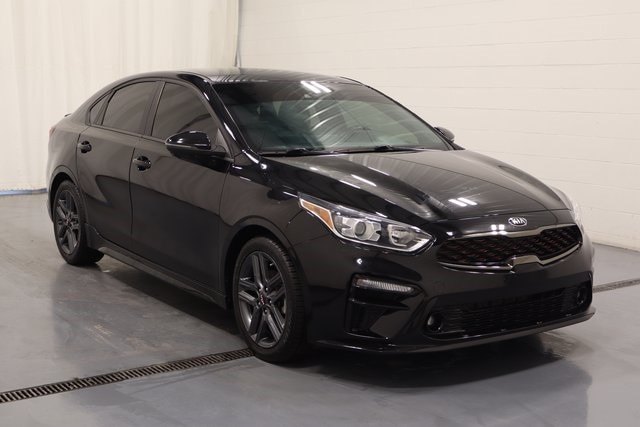 Certified 2021 Kia Forte GT-Line with VIN 3KPF34AD1ME408336 for sale in Plymouth, IN