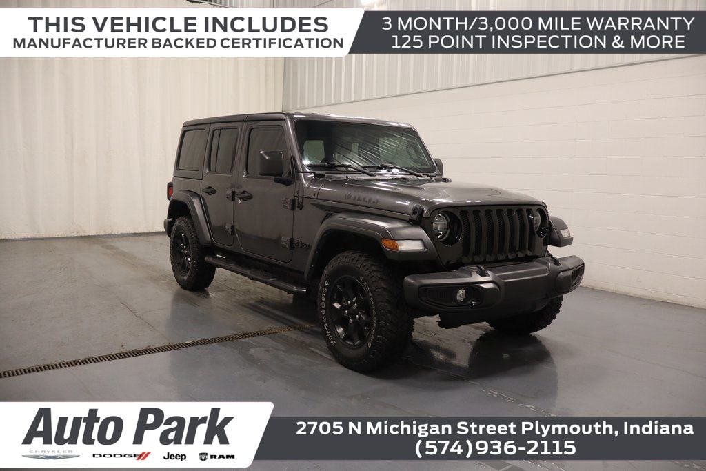 Certified 2022 Jeep Wrangler Unlimited Sport SUV