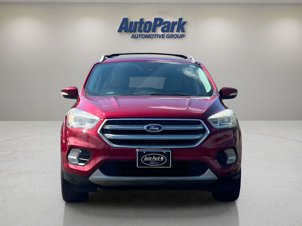 Certified 2017 Ford Escape Titanium with VIN 1FMCU9JD9HUD99417 for sale in La Porte, IN