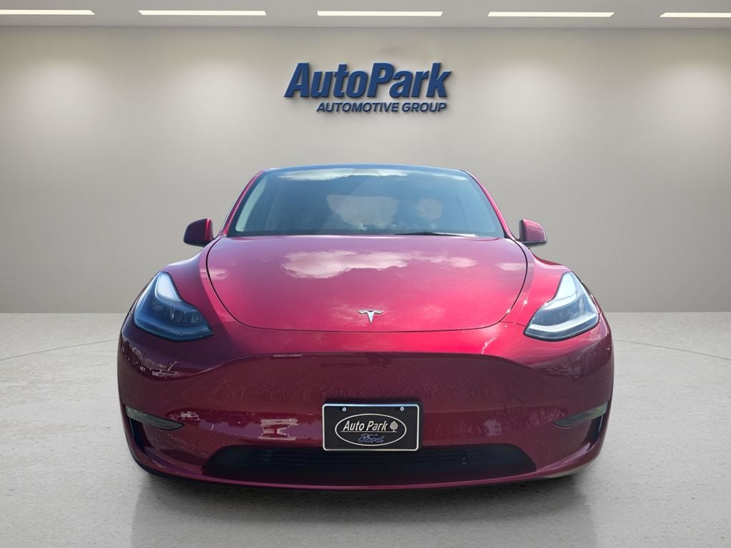 Used 2025 Tesla Model Y Long Range with VIN 7SAYGDEE2SF262832 for sale in La Porte, IN