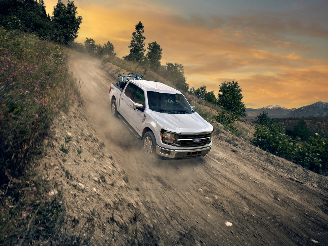 2026 Ford F-150 running through sand