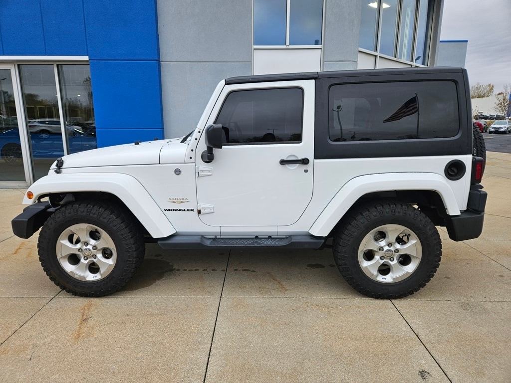 Used 2014 Jeep Wrangler Sahara with VIN 1C4AJWBG3EL240728 for sale in Plymouth, IN