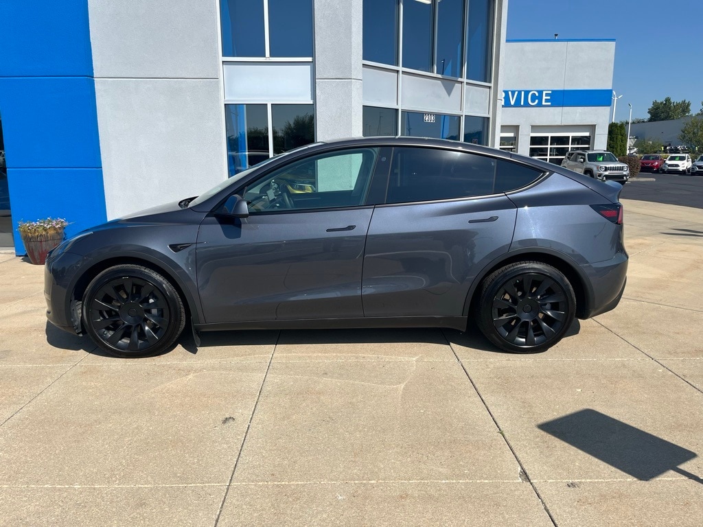 Used 2023 Tesla Model Y Long Range with VIN 7SAYGAEE4PF598620 for sale in Plymouth, IN