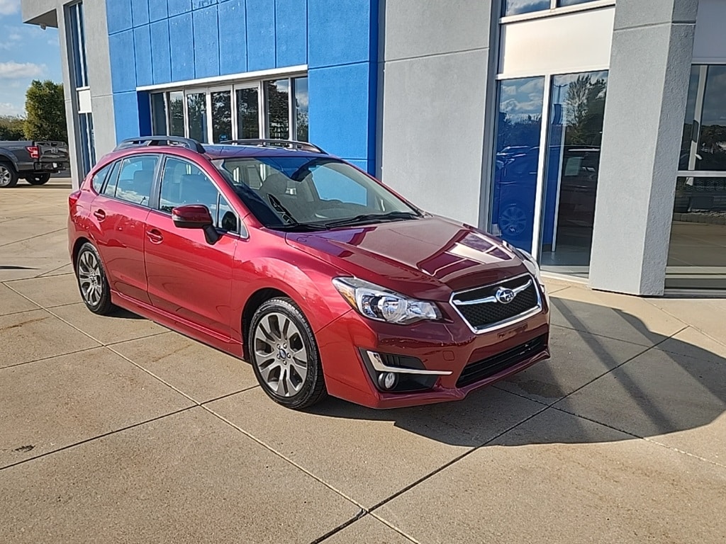 Used 2015 Subaru Impreza 2.0I Sport Premium with VIN JF1GPAU63FH236950 for sale in Plymouth, IN