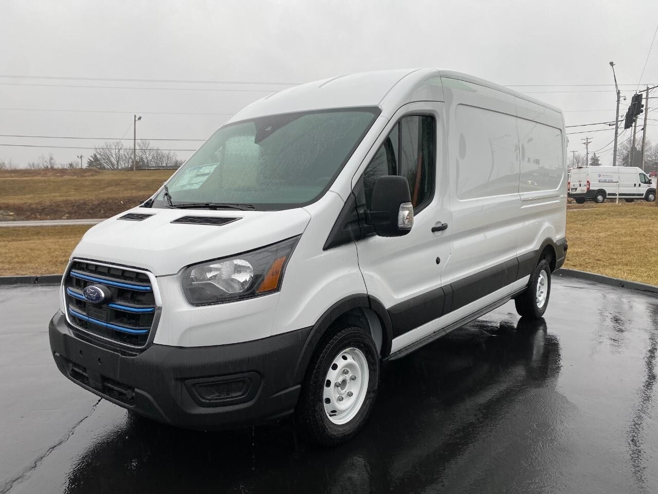 Used 2023 Ford E-Transit Cargo Van Base with VIN 1FTBW9CK7PKA31821 for sale in De Soto, MO
