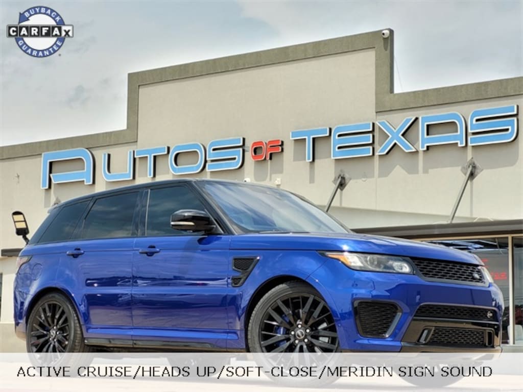 Used 2017 Land Rover Range Rover Sport 5.0L Supercharged SVR SUV