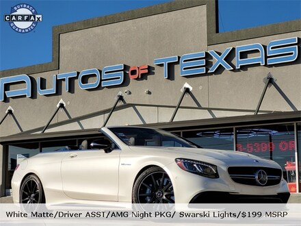 2017 Mercedes-Benz AMG S 63 4MATIC Cabriolet