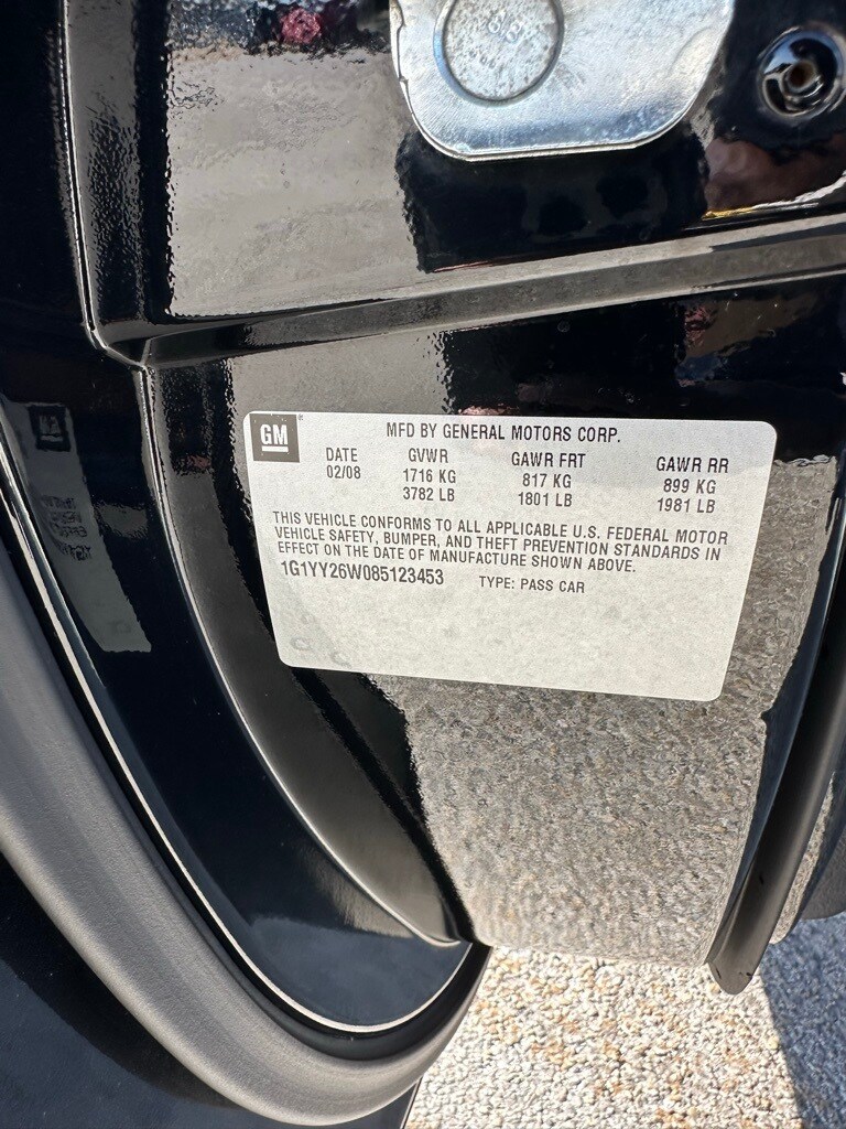 2008 Chevrolet Corvette 3LT photo 2