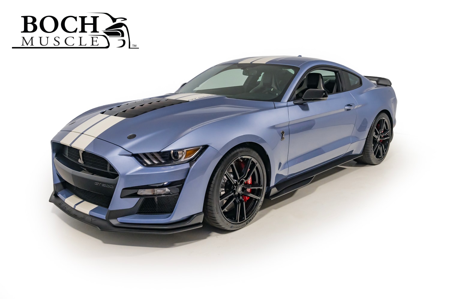 MMD Hood Scoop; Satin Black (05-09 Mustang GT, V6)
