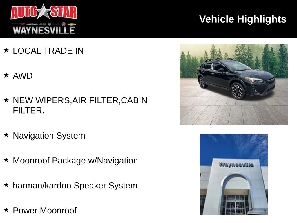 Used 2019 Subaru Crosstrek Limited with VIN JF2GTANC2KH314608 for sale in Waynesville, NC