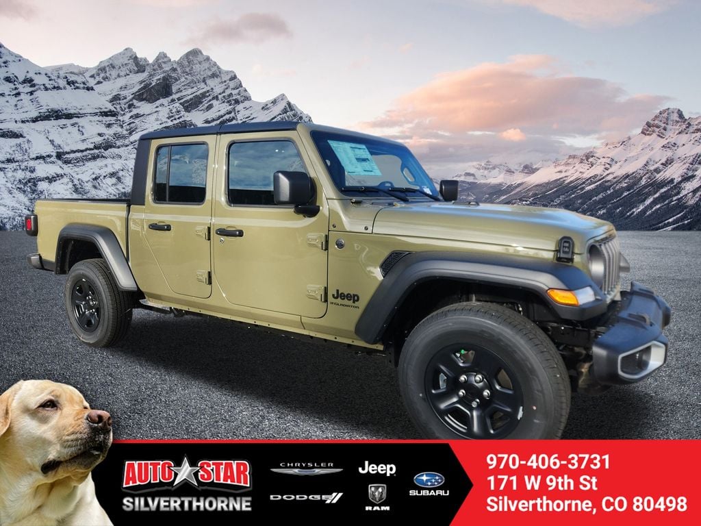 New 2025 Jeep Gladiator SPORT 4X4 Pickup