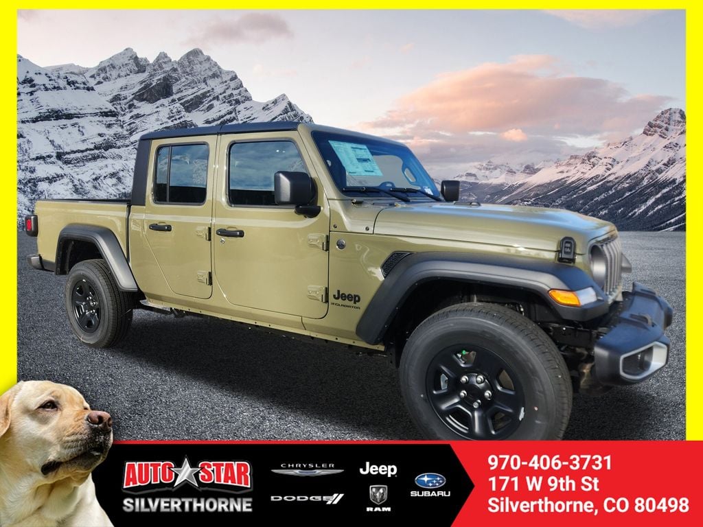New 2025 Jeep Gladiator SPORT 4X4 Pickup