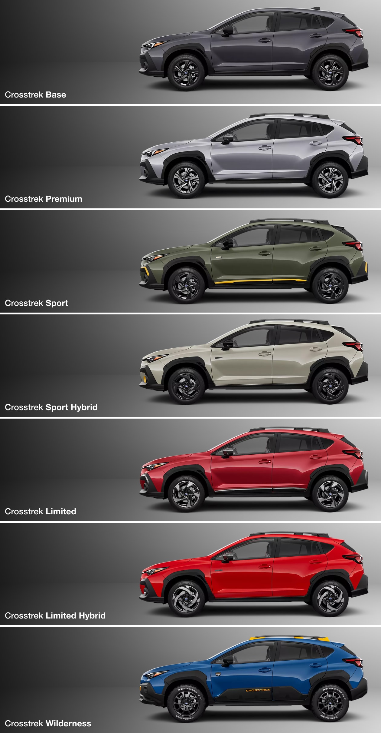 2026 Subaru Crosstrek Trims