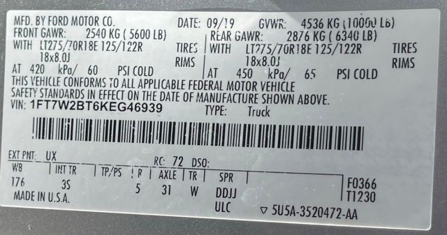 2019 Ford F-250 Super Duty XLT - Photo 36