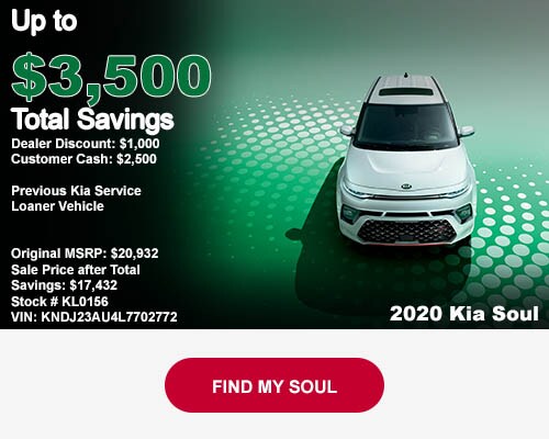2020 Soul Loaner Offer