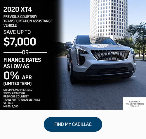 2020 XT4 Loaner Offer