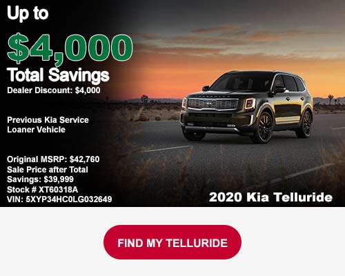 2020 Kia Telluride Loaner Offer