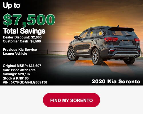 2020 Sorento Loaner Offer