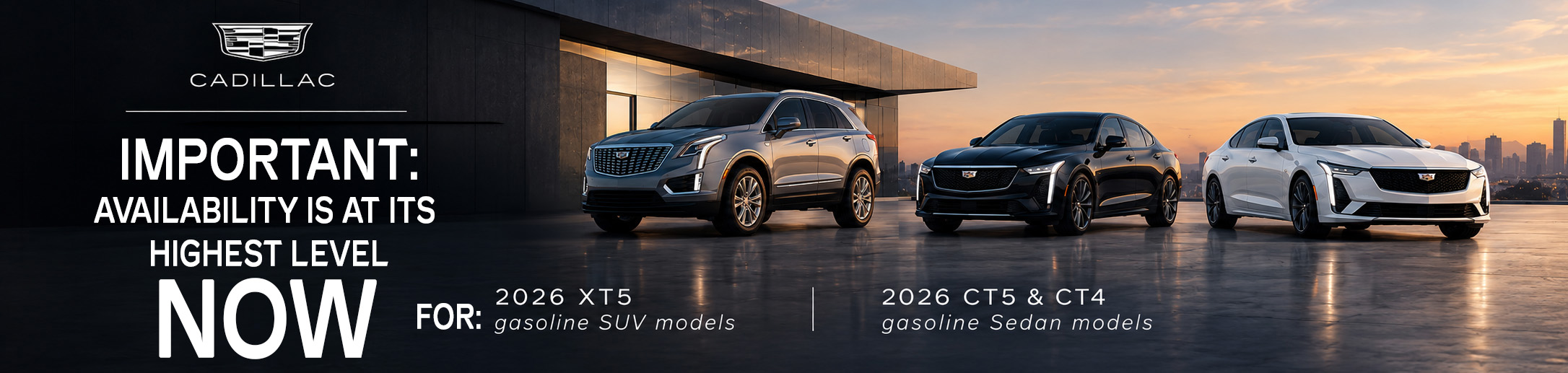 Delaware Cadillac current and future gasoline models