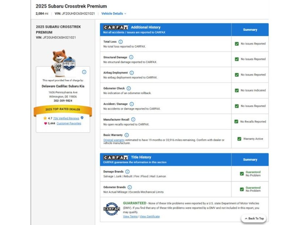 Used 2025 Subaru Crosstrek Premium