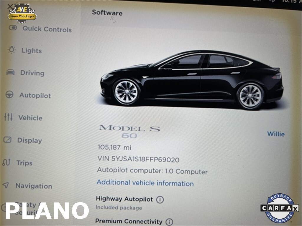 2015 Tesla Model S 60