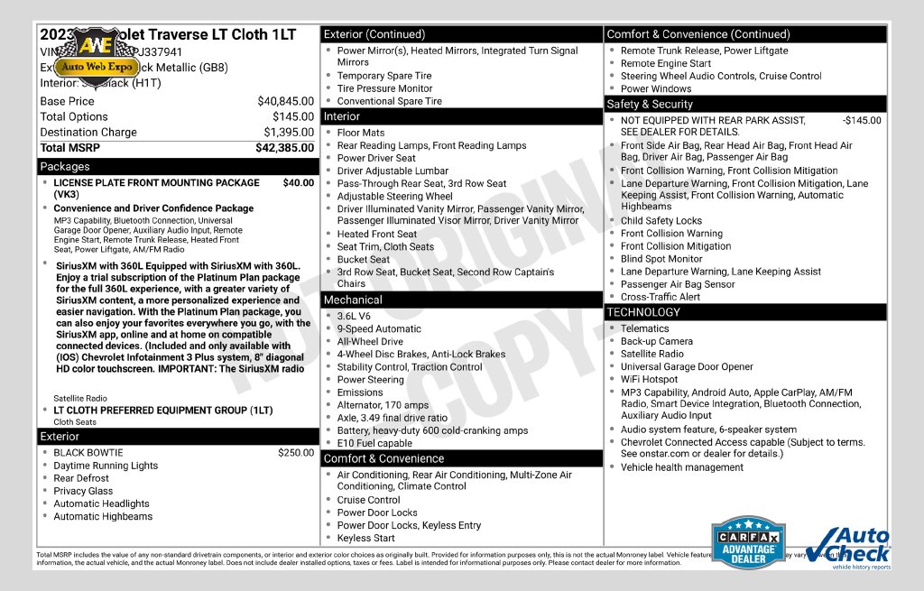  Chevrolet Traverse