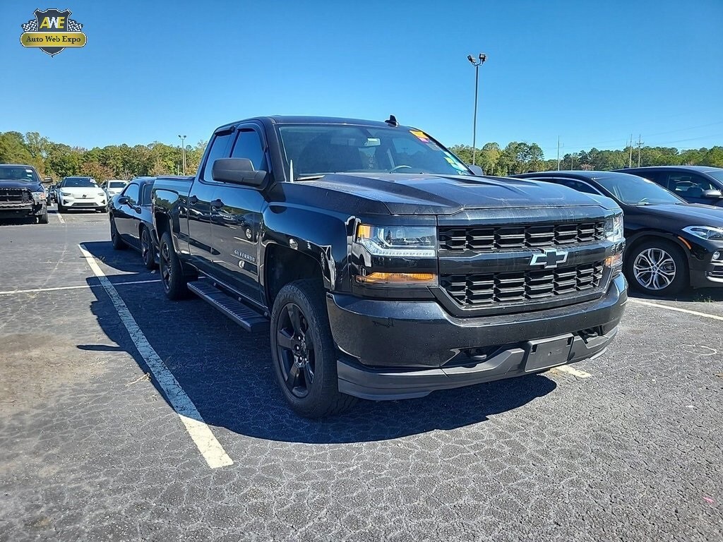 Used 2018 Chevrolet Silverado 1500 Custom Truck Double Cab
