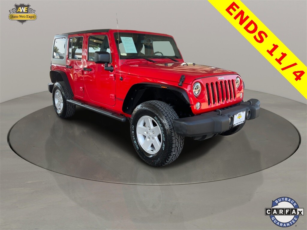 Used 2018 Jeep Wrangler JK Unlimited Sport SUV