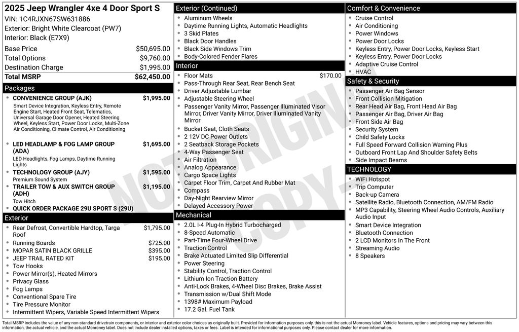 2025 Jeep Wrangler 4xe Sports S 4XE - Photo 7