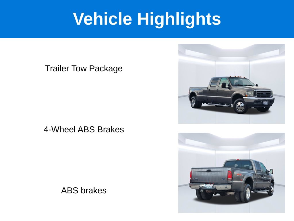 Used 2004 Ford F-350 Super Duty XL with VIN 1FTWW33P14EA98418 for sale in Petaluma, CA