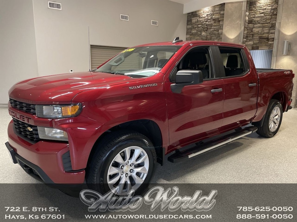 Used 2019 Chevrolet Silverado 1500 Silverado Custom Truck Crew Cab