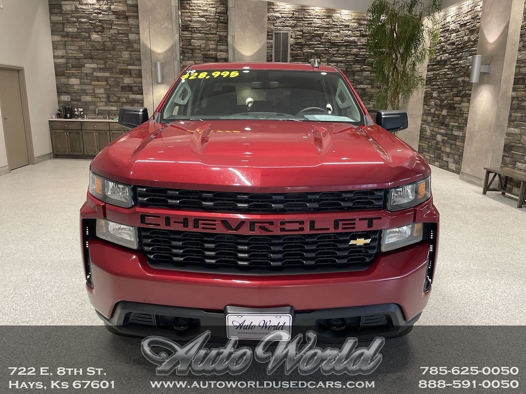Used 2019 Chevrolet Silverado 1500 Silverado Custom Truck Crew Cab