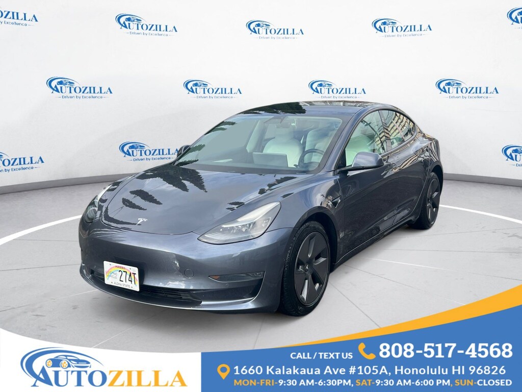 Used 2021 Tesla Model 3 Standard Range Plus Sedan