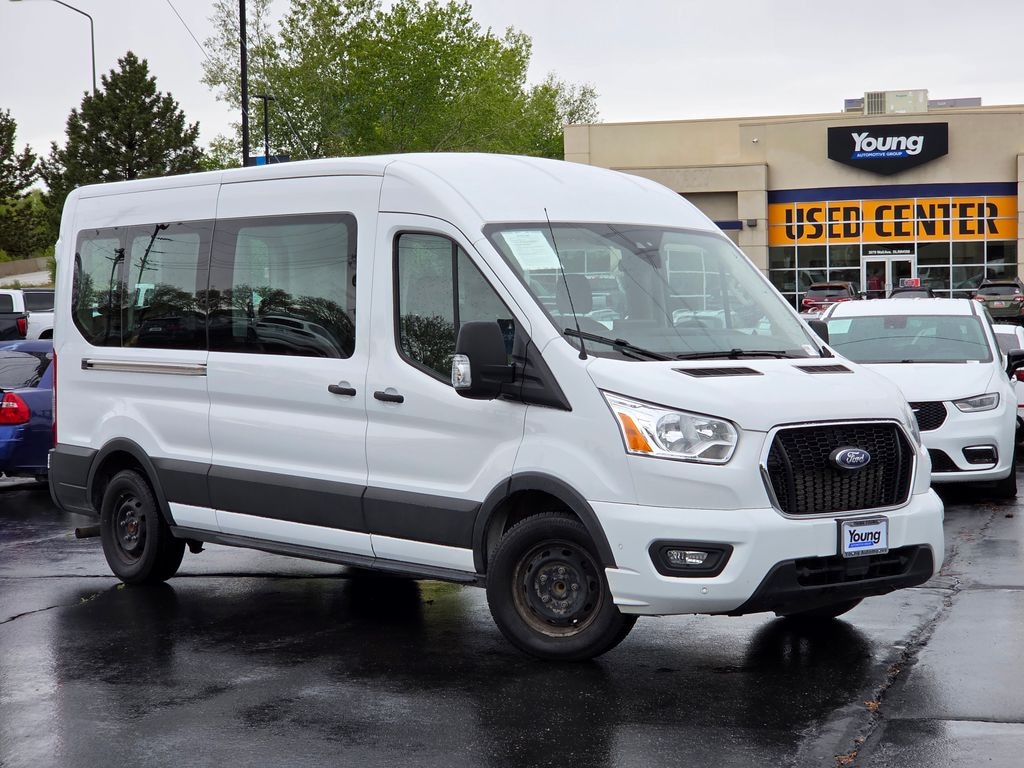 Used 2022 Ford Transit-350 Wagon Medium Roof Van