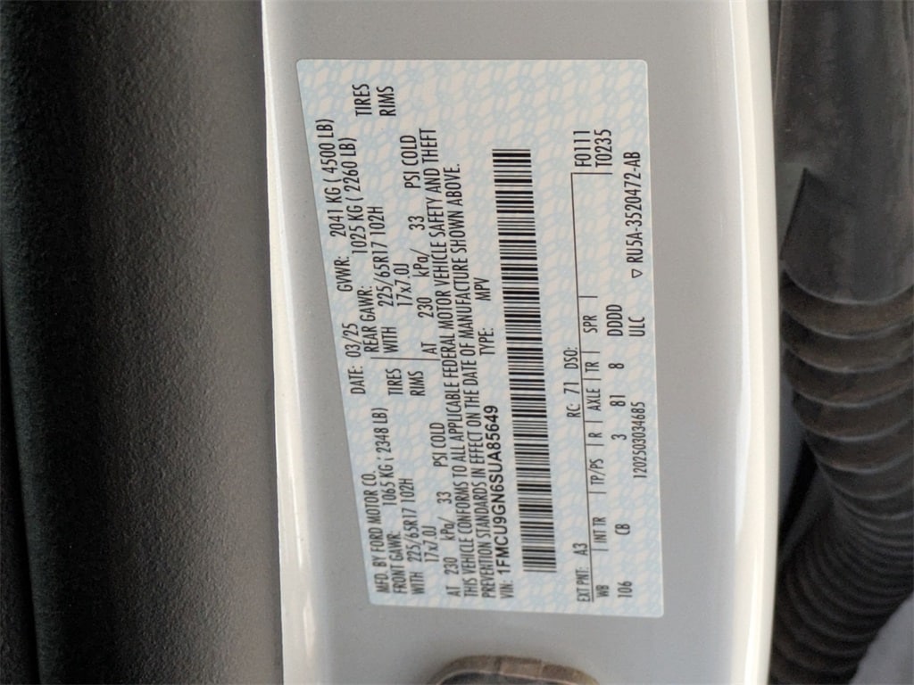 Thumbnail: 2025 Ford Escape - 36