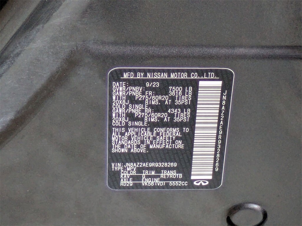 Thumbnail: 2024 INFINITI QX80 - 38