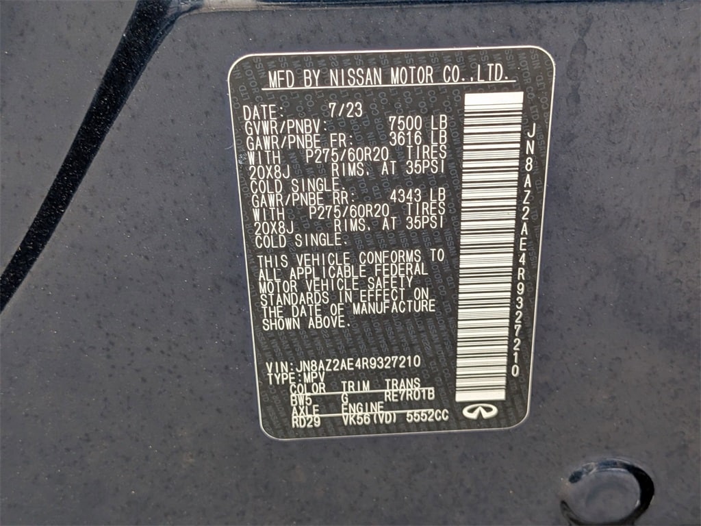 Thumbnail: 2024 INFINITI QX80 - 37