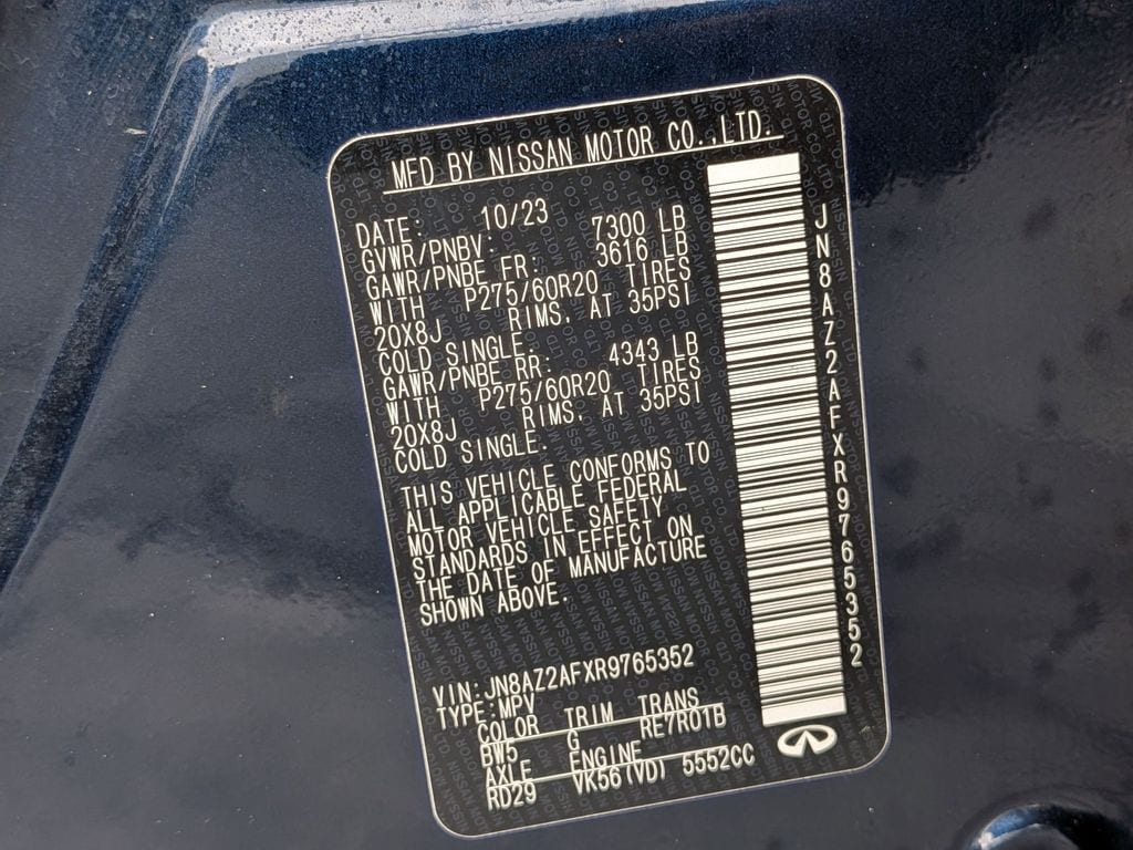 Thumbnail: 2024 INFINITI QX80 - 37