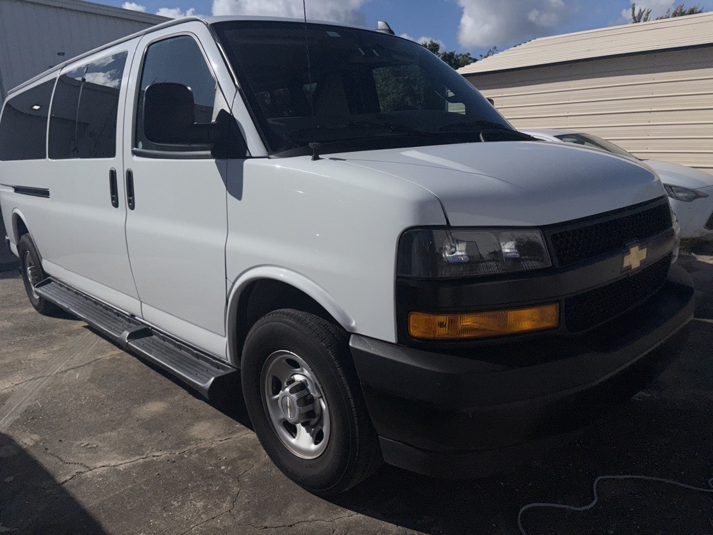 Certified 2023 Chevrolet Express 3500 LS Van Extended Passenger Van