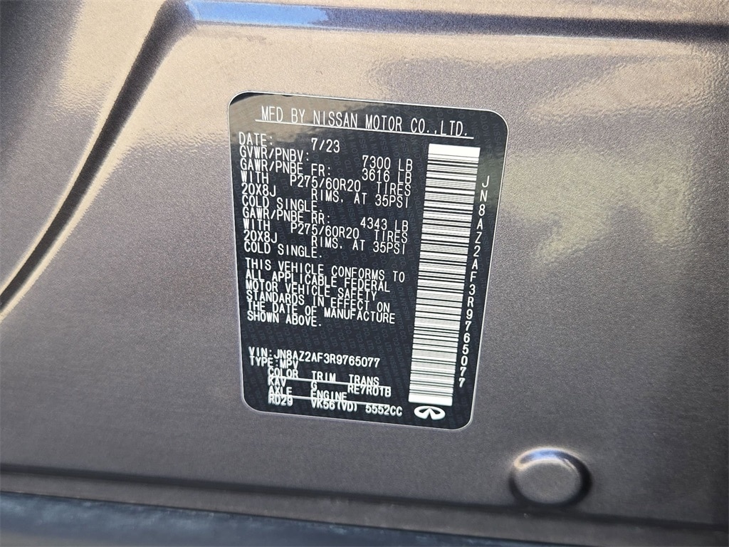 Thumbnail: 2024 INFINITI QX80 - 38