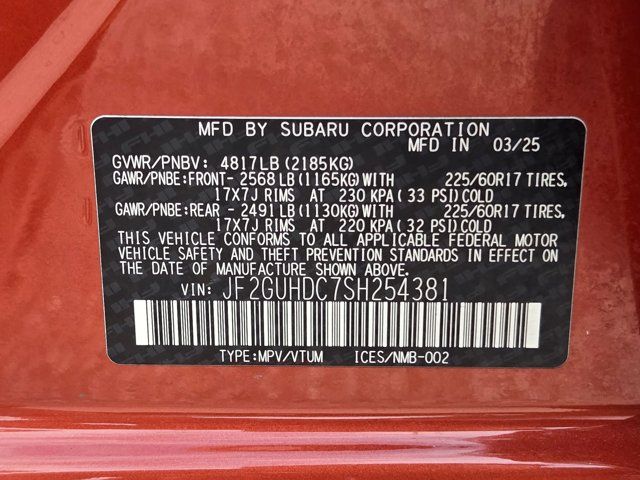 Thumbnail: 2025 Subaru Crosstrek - 33