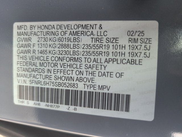 Thumbnail: 2025 Honda Odyssey - 36