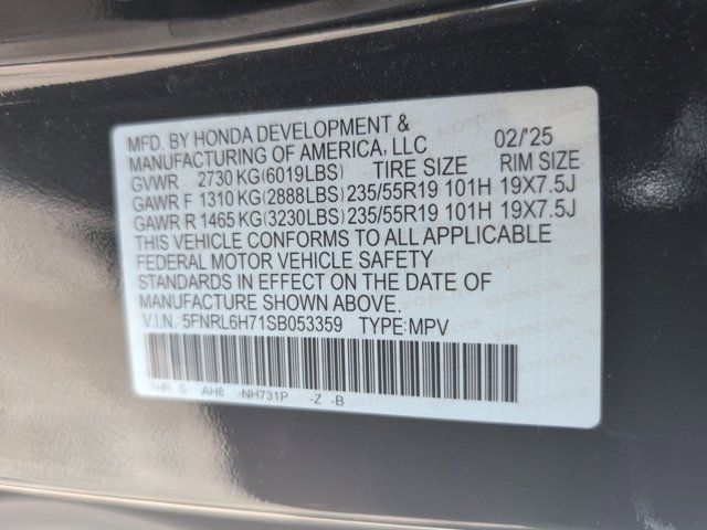 Thumbnail: 2025 Honda Odyssey - 35