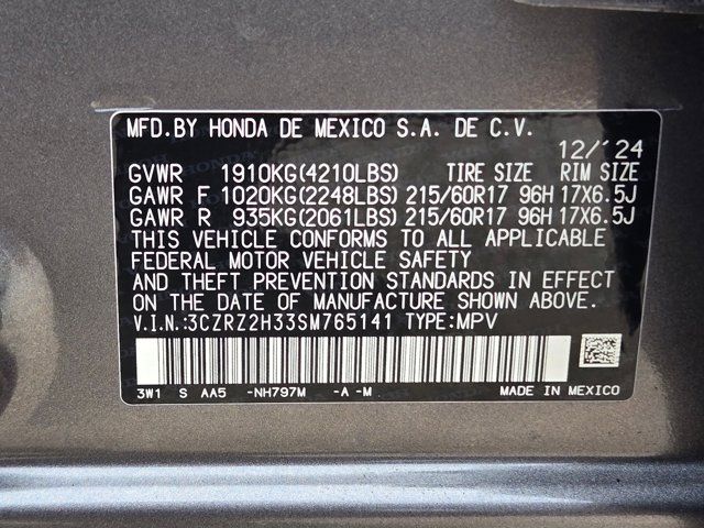 Thumbnail: 2025 Honda HR-V - 33