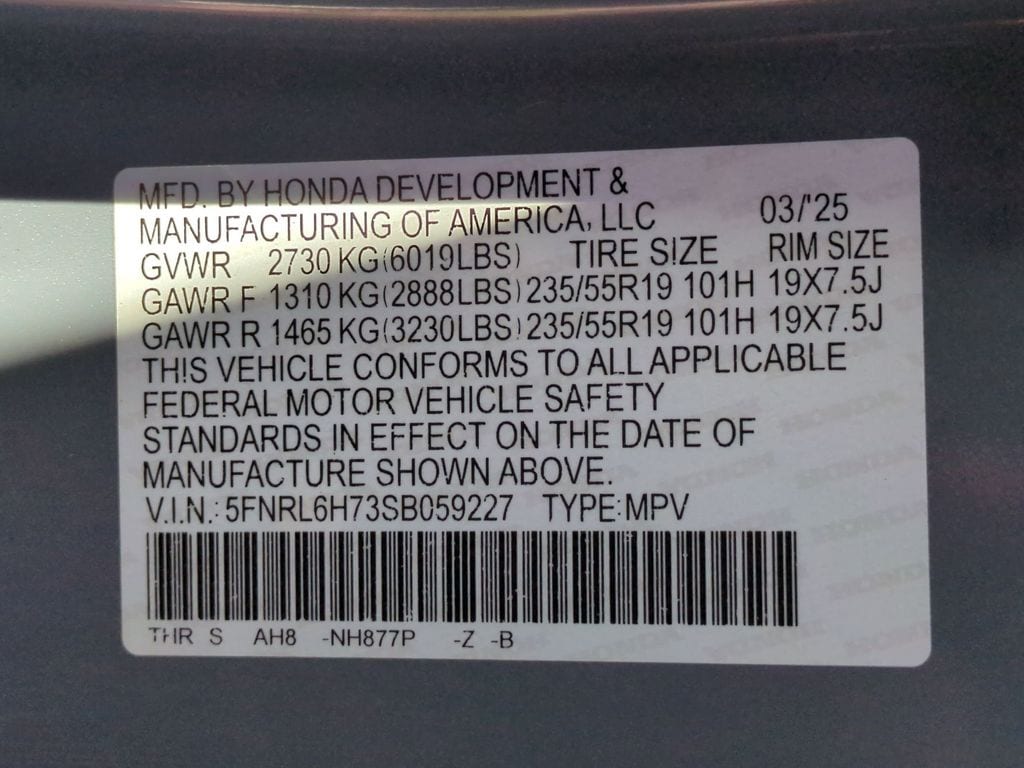 Thumbnail: 2025 Honda Odyssey - 36