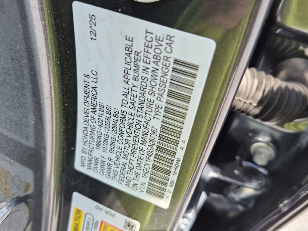 2025 Honda Accord SE - Photo 35