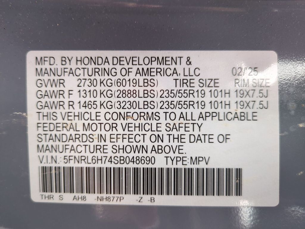 Thumbnail: 2025 Honda Odyssey - 36