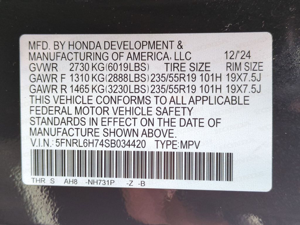 Thumbnail: 2025 Honda Odyssey - 37